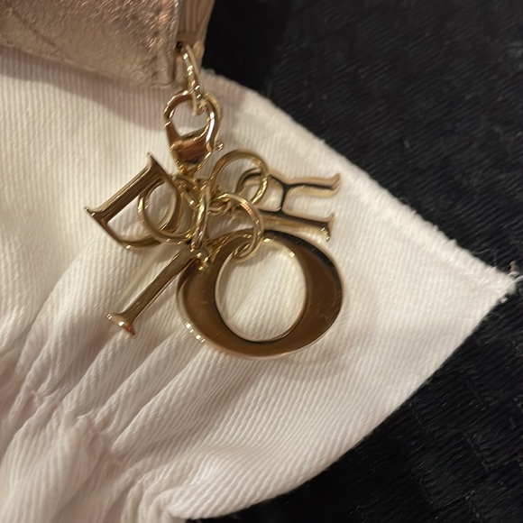 NIB Lady Dior Lotus Wallet in Metallic Gold - Picture 13 of 16